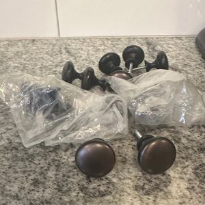 Elegant Oil Rubbed Bronze Cabinet or Drawer Knobs
